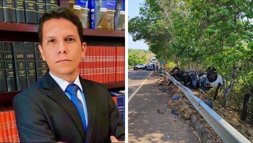 Acidente que matou advogado aconteceu durante tentativa de ultrapassagem em alta velocidade, diz PM
