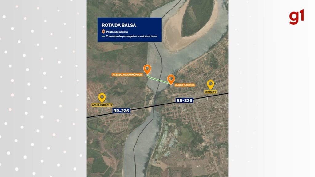 Balsa contratada pelo DNIT começa a operar dois meses após queda de ponte; veja como vai funcionar travessia no rio