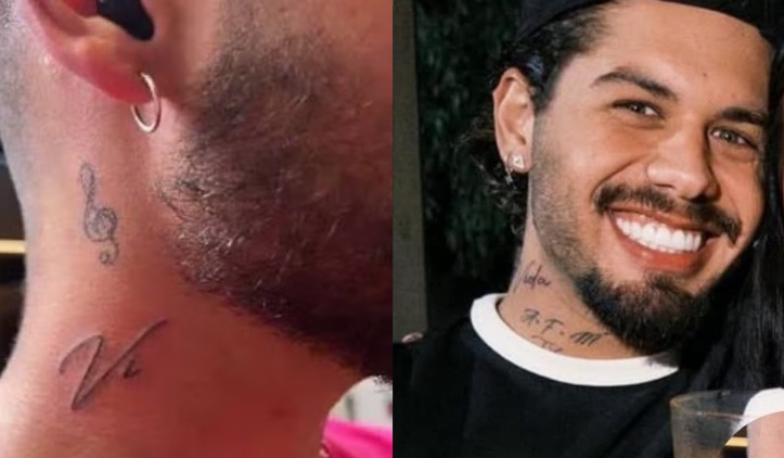 Zé Felipe muda tatuagem feita em homenagem à ex, Virginia Fonseca; veja