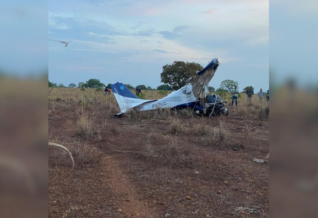 Avião cai no Tocantins e deixa um morto e um ferido