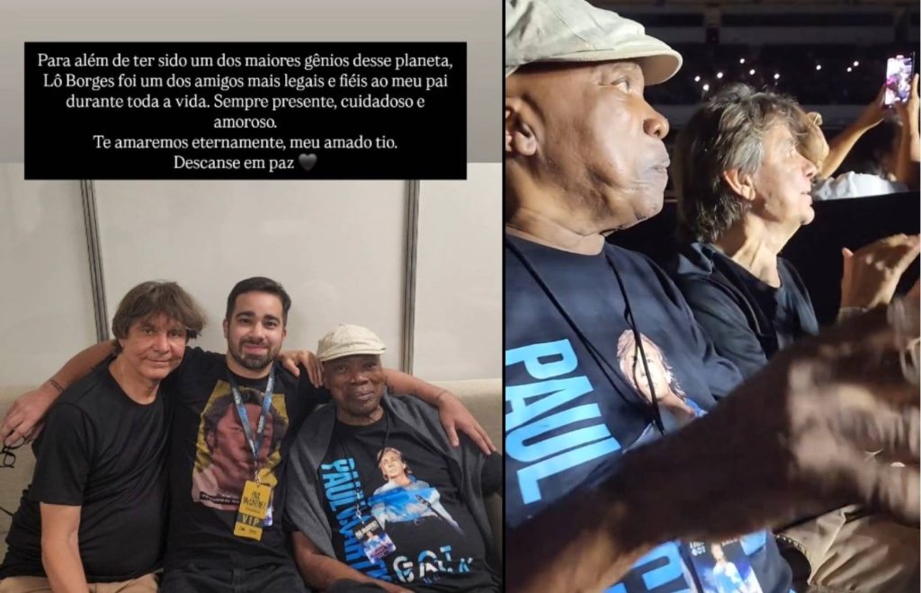 Filho do Milton Nascimento recorda pai com Lô Borges em show de Paul McCartney: ‘Amigo fiel’