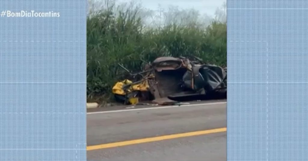 Acidente entre carreta e caminhonete deixa dois mortos na BR-226 no TO
